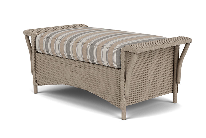 Lloyd Flanders™ Nantucket Large Ottoman - French Beige