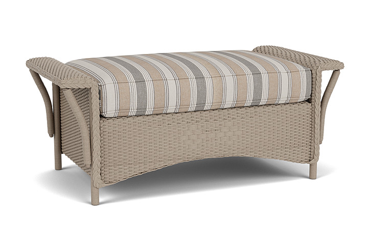 Lloyd Flanders™ Nantucket Large Ottoman - French Beige