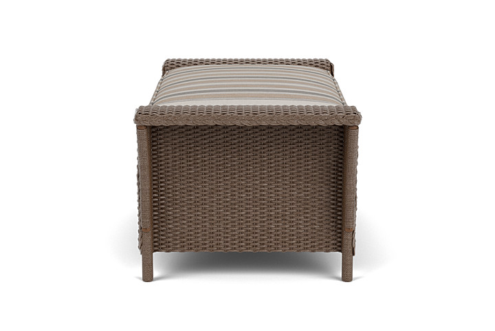 Lloyd Flanders™ Nantucket Large Ottoman - Bark