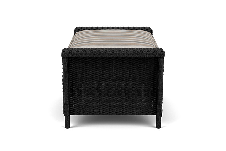 Lloyd Flanders™ Nantucket Large Ottoman - Ebony