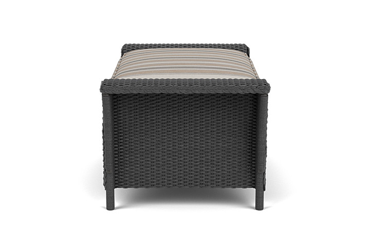 Lloyd Flanders™ Nantucket Large Ottoman - Charcoal