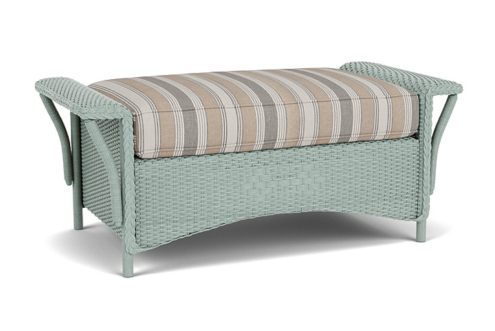 Lloyd Flanders™ Nantucket Large Ottoman - Sea Glass