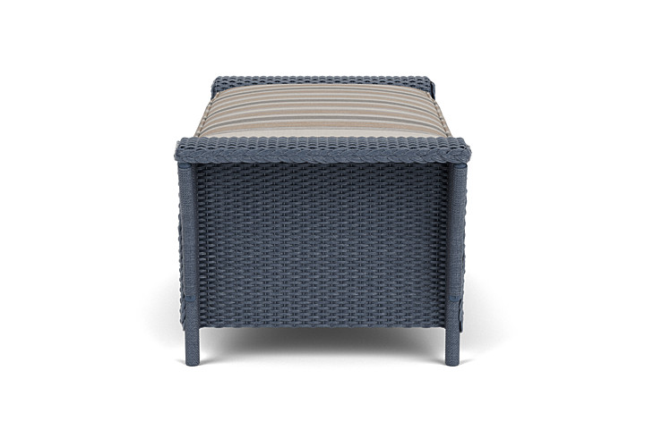 Lloyd Flanders™ Nantucket Large Ottoman - Denim Blue