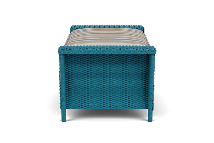 Lloyd Flanders™ Nantucket Large Ottoman - Peacock