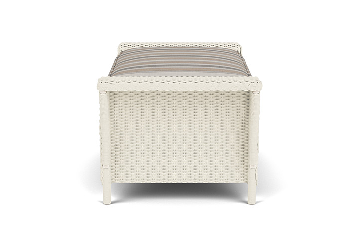 Lloyd Flanders™ Nantucket Large Ottoman - Ivory