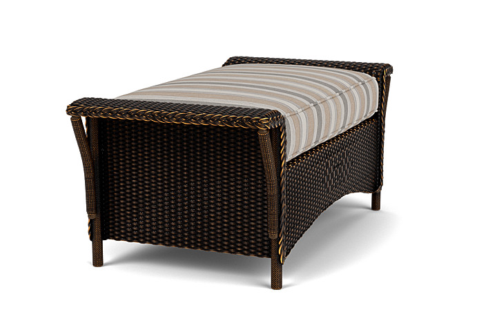 Lloyd Flanders™ Nantucket Large Ottoman - Mink