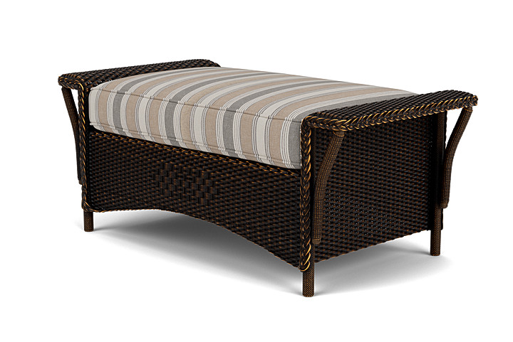 Lloyd Flanders™ Nantucket Large Ottoman - Mink