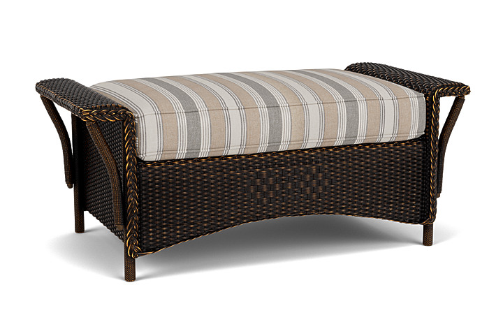 Lloyd Flanders™ Nantucket Large Ottoman - Mink