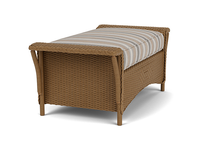 Lloyd Flanders™ Nantucket Large Ottoman - Hickory