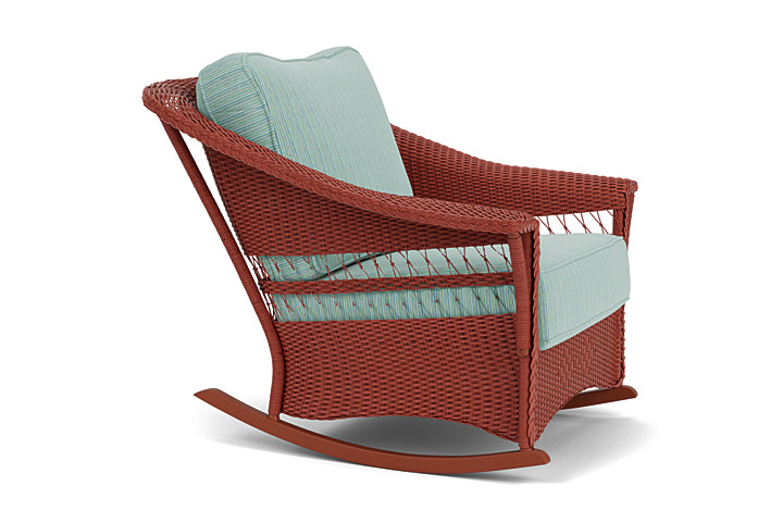 Lloyd Flanders™ Nantucket Lounge Rocker - Terracotta