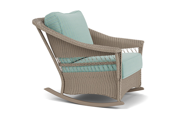 Lloyd Flanders™ Nantucket Lounge Rocker - French Beige