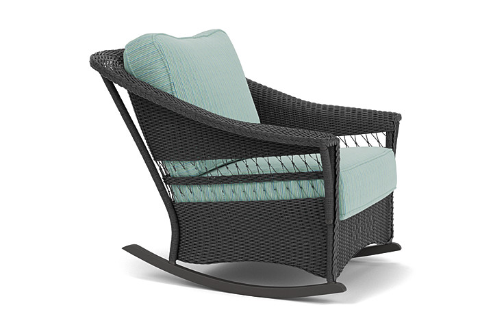 Lloyd Flanders™ Nantucket Lounge Rocker - Charcoal