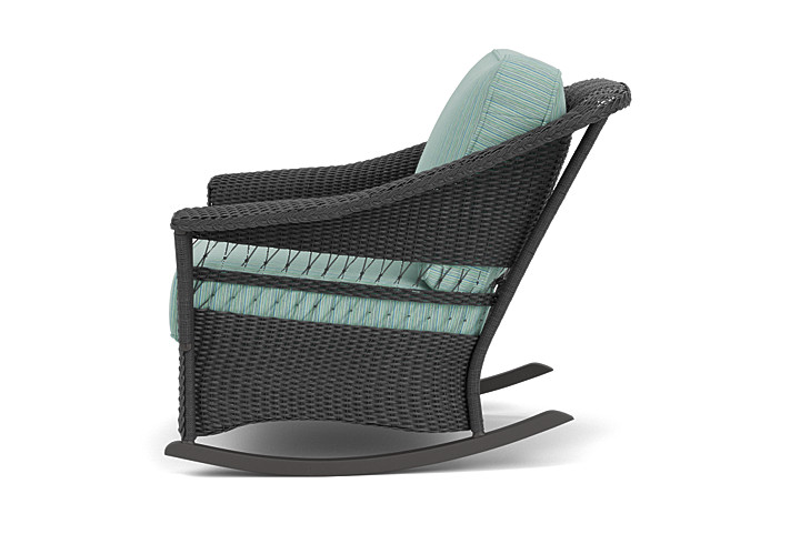 Lloyd Flanders™ Nantucket Lounge Rocker - Charcoal