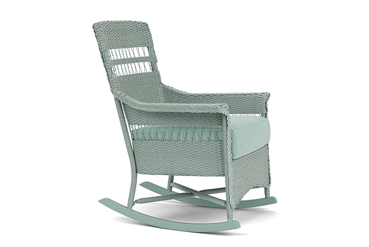 Lloyd Flanders™ Nantucket Porch Rocker - Sea Glass