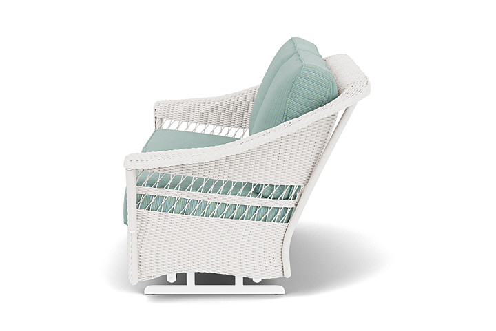 Lloyd Flanders™ Nantucket Loveseat Glider - White