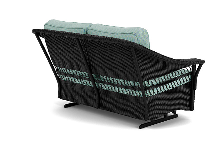 Lloyd Flanders™ Nantucket Loveseat Glider - Ebony