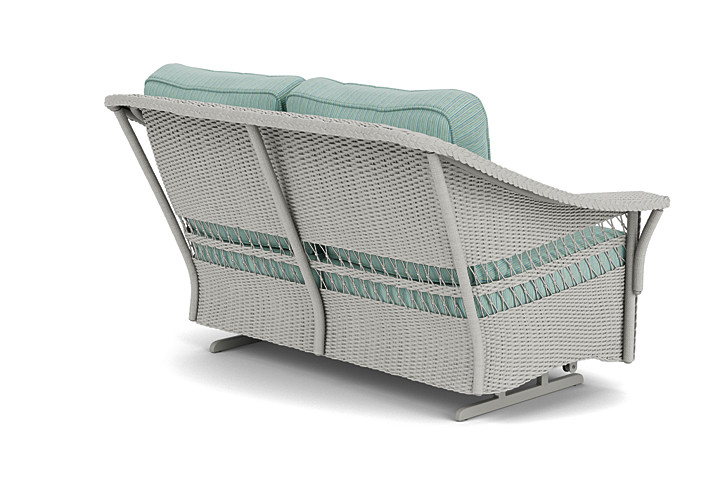 Lloyd Flanders™ Nantucket Loveseat Glider - Platinum