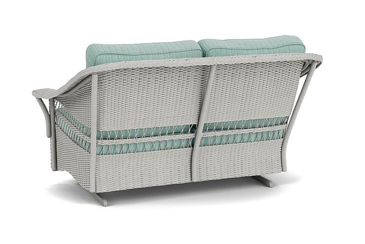 Lloyd Flanders™ Nantucket Loveseat Glider - Platinum