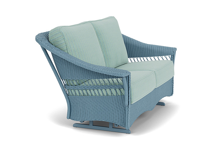 Lloyd Flanders™ Nantucket Loveseat Glider - Stillwater