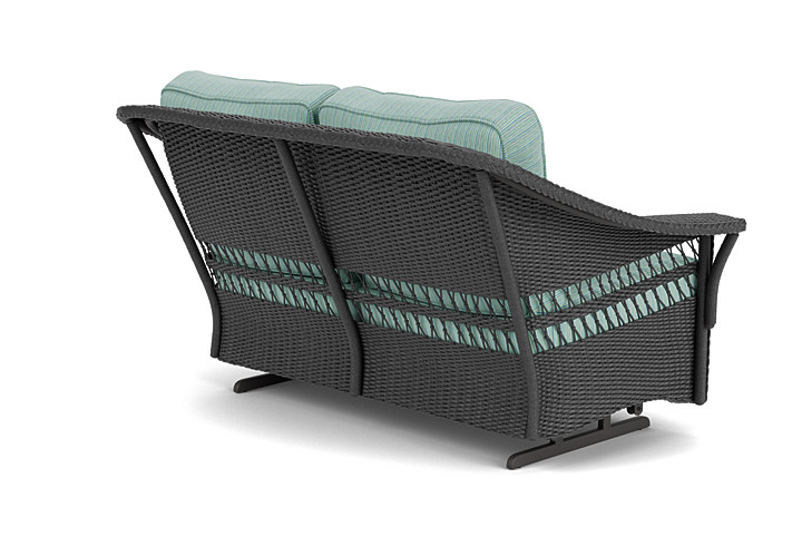 Lloyd Flanders™ Nantucket Loveseat Glider - Charcoal