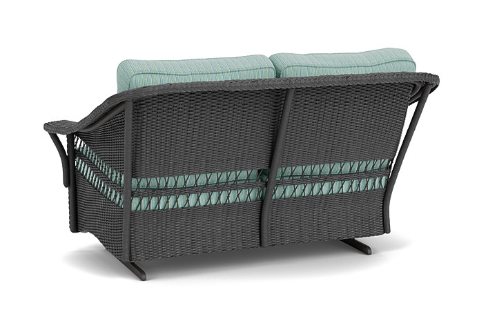 Lloyd Flanders™ Nantucket Loveseat Glider - Charcoal