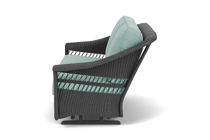 Lloyd Flanders™ Nantucket Loveseat Glider - Charcoal