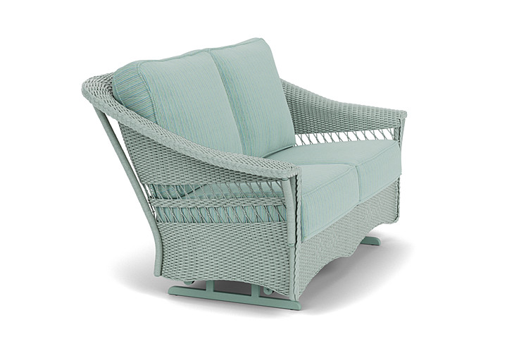 Lloyd Flanders™ Nantucket Loveseat Glider - Sea Glass