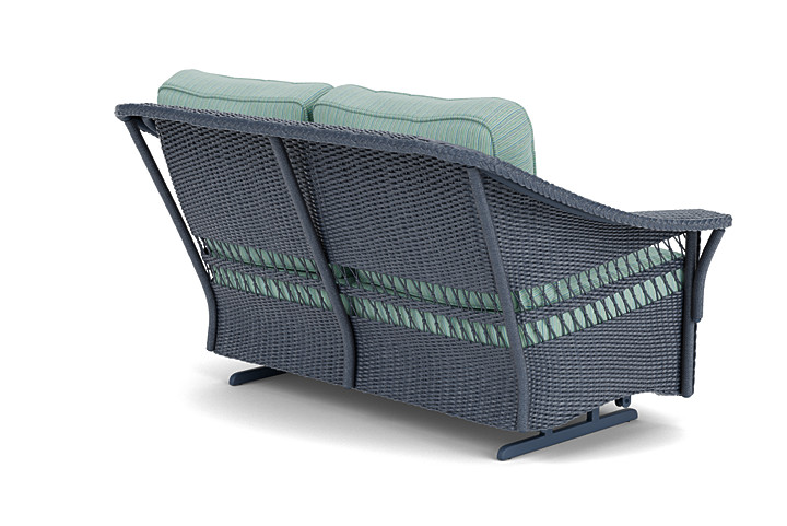 Lloyd Flanders™ Nantucket Loveseat Glider - Denim Blue