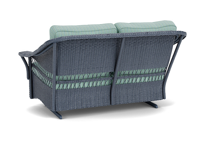 Lloyd Flanders™ Nantucket Loveseat Glider - Denim Blue