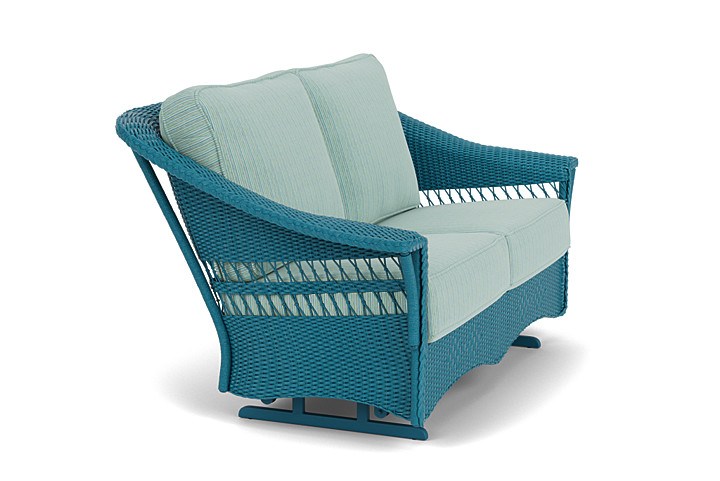 Lloyd Flanders™ Nantucket Loveseat Glider - Peacock