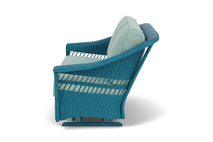 Lloyd Flanders™ Nantucket Loveseat Glider - Peacock