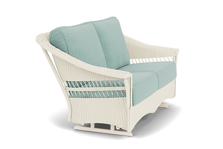 Lloyd Flanders™ Nantucket Loveseat Glider - Ivory