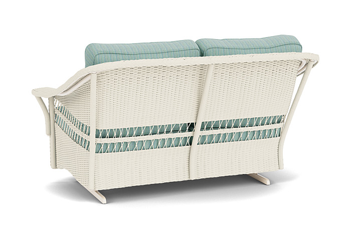 Lloyd Flanders™ Nantucket Loveseat Glider - Ivory