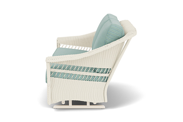 Lloyd Flanders™ Nantucket Loveseat Glider - Ivory