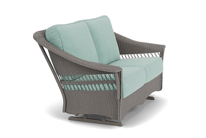 Lloyd Flanders™ Nantucket Loveseat Glider - Pewter