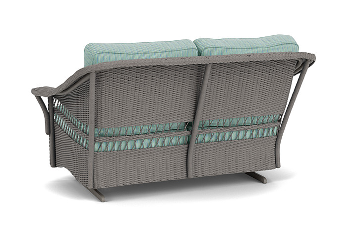 Lloyd Flanders™ Nantucket Loveseat Glider - Pewter