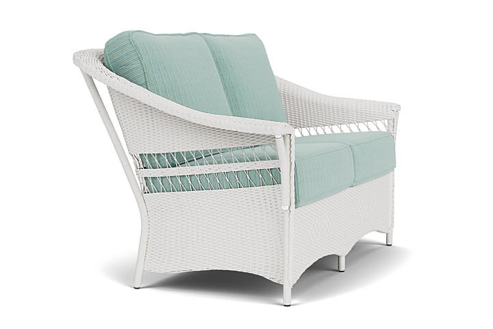 Lloyd Flanders™ Nantucket Loveseat  - Matte White