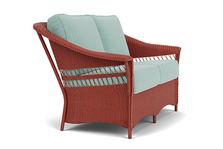 Lloyd Flanders™ Nantucket Loveseat  - Terracotta