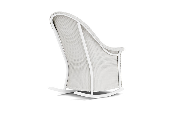 Lloyd Flanders™ Loom High Back Porch Rocker - Matte White