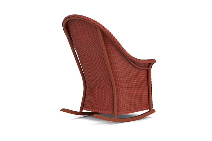 Lloyd Flanders™ Loom High Back Porch Rocker - Terracotta