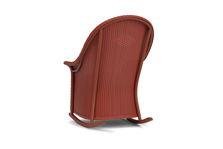 Lloyd Flanders™ Loom High Back Porch Rocker - Terracotta