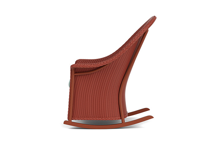 Lloyd Flanders™ Loom High Back Porch Rocker - Terracotta