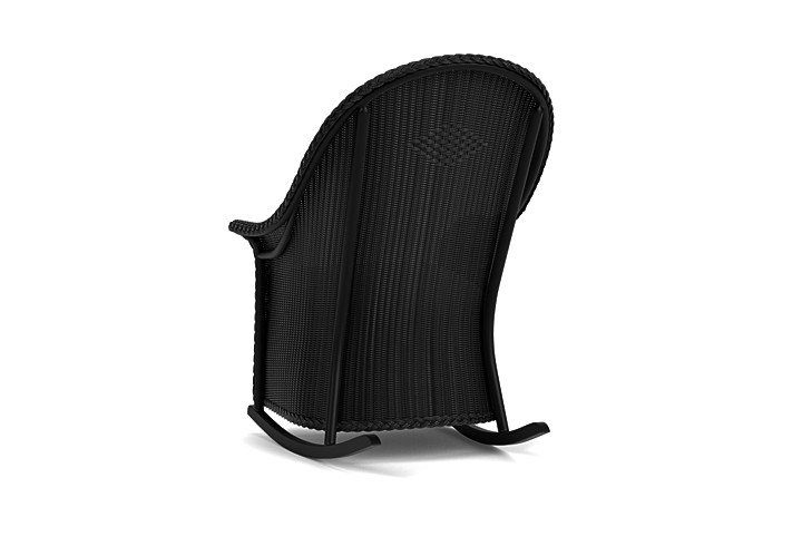 Lloyd Flanders™ Loom High Back Porch Rocker - Ebony