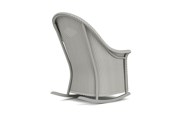 Lloyd Flanders™ Loom High Back Porch Rocker - Platinum