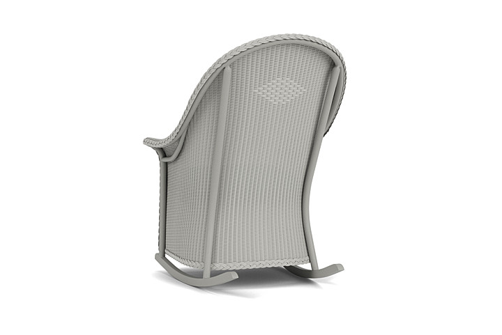 Lloyd Flanders™ Loom High Back Porch Rocker - Platinum