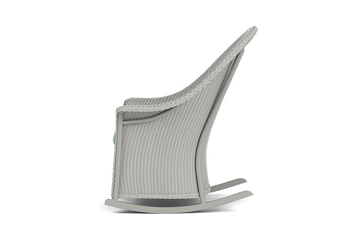 Lloyd Flanders™ Loom High Back Porch Rocker - Platinum