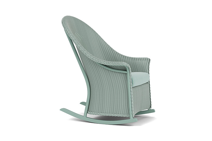 Lloyd Flanders™ Loom High Back Porch Rocker - Sea Glass