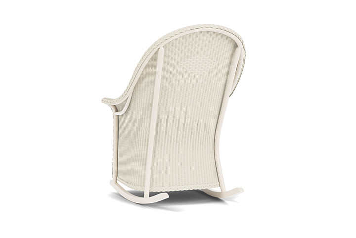 Lloyd Flanders™ Loom High Back Porch Rocker - Ivory