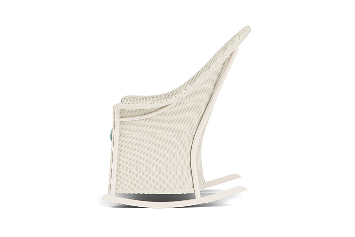 Lloyd Flanders™ Loom High Back Porch Rocker - Ivory