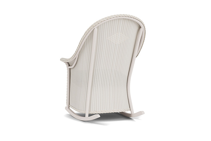 Lloyd Flanders™ Loom High Back Porch Rocker - Antique White